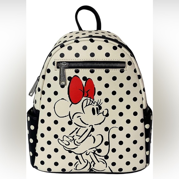 Loungefly Bags Loungefly Exclusive Minnie Polka Dot Double Strap